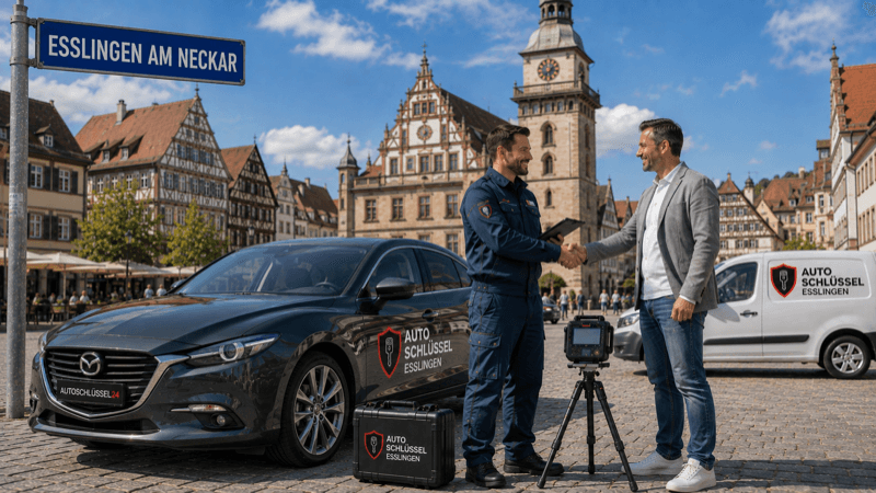 Autoschlüssel nachmachen Esslingen am Neckar - Mobiler Schlüsseldienst vor Ort