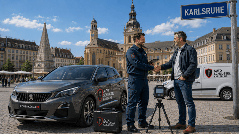 Autoschlüssel nachmachen Karlsruhe - Mobiler Schlüsseldienst vor Ort