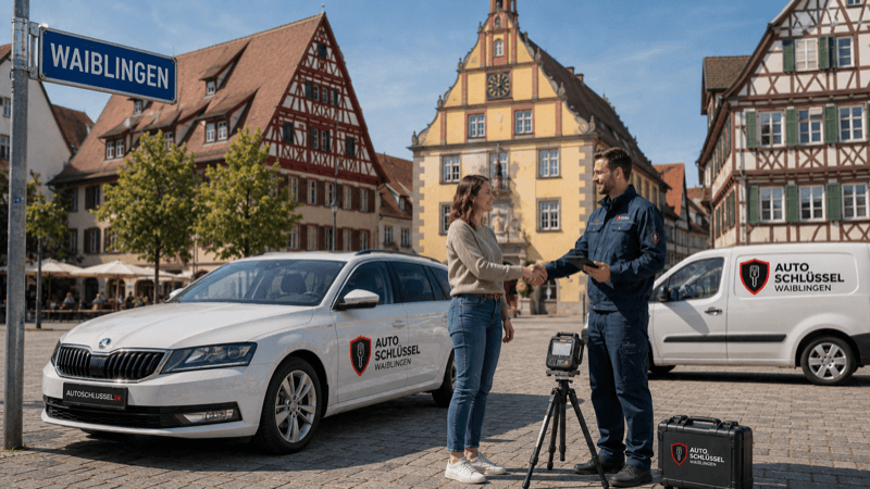 Autoschlüssel nachmachen Waiblingen - Mobiler Schlüsseldienst vor Ort